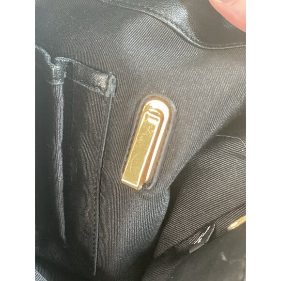 Badgley Mischka HOBO Large Shoulder Bag Black Patent Leather - Picture 16 of 16